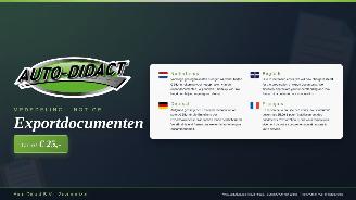 škoda osobní automobily Audi  export / douane / tenaamstelling tarief 2026/1