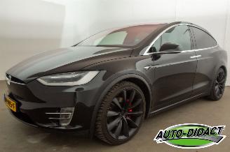 krockskadad bil auto Tesla Model X 90D Base 6p. 90kWh Leder 2017/8