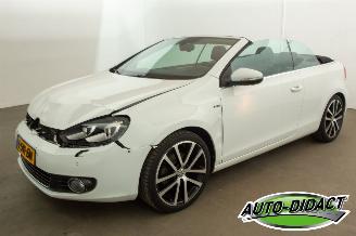 krockskadad bil auto Volkswagen Golf Cabrio 1.2 TSI Navi Camera Clima BlueMotion 2015/8