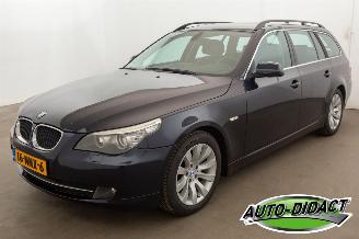 krockskadad bil auto BMW 5-serie 520i Automaat Leder Navi Airco Corporate Lease Business Line Edition I 2010/10