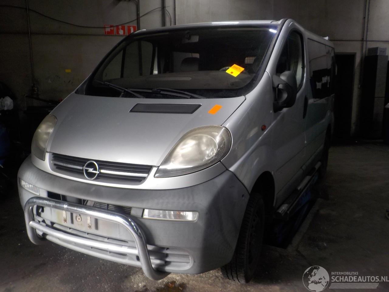 Opel Vivaro Vivaro Van 1.9 DTI 16V (F9Q-760) [74kW]  (08-2001/07-2014)