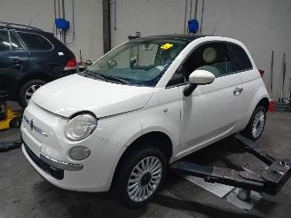 Coche siniestrado Fiat 500 500 (312) Hatchback 1.2 69 (169.A.4000) [51kW]  (10-2007/...) 2012