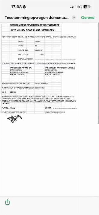 Uttjänta bilar auto Citroën C3 C3 (SC) Hatchback 5-drs 1.4 16V VTi (EP3C(8FP)) [70kW]  (11-2009/10-20=
16) 2010/6