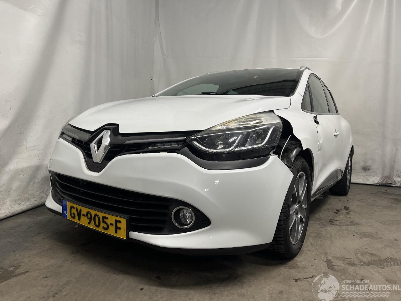 Renault Clio Clio IV Estate/Grandtour (7R) Combi 5-drs 1.5 Energy dCi 90 FAP (K9K-6=
08(K9K-B6)) [66kW]  (11-2012/08-2021)