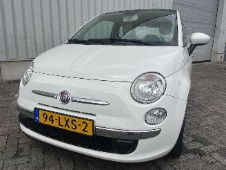 krockskadad bil auto Fiat 500 500 (312) Hatchback 1.2 (169.A.4000(Euro 5)) [51kW]  (07-2007/...) 2010/7