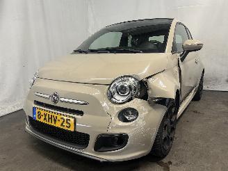 Damaged car Fiat 500 500C (312) Cabrio 0.9 TwinAir 80 (312.A.5000(Euro 5)) [59kW]  (12-2013=
/...) 2014/8