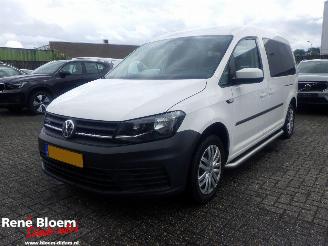 krockskadad bil auto Volkswagen Caddy Maxi 1.4 TGI 5 pers. 110pk 2018/4