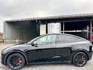 Auto incidentate Tesla Model Y Long Range RWD 75kWh 351pk aut - pano - leer - carbon - 360cam - stoelverw v+a - multimedia achter - full self driving 2024/5