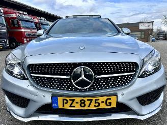 Mercedes C-klasse 250 AMG 211pk aut + F1 sedan - pano - hud - luchtvering - burmester - leer - front + line + side + stuur assist picture 3