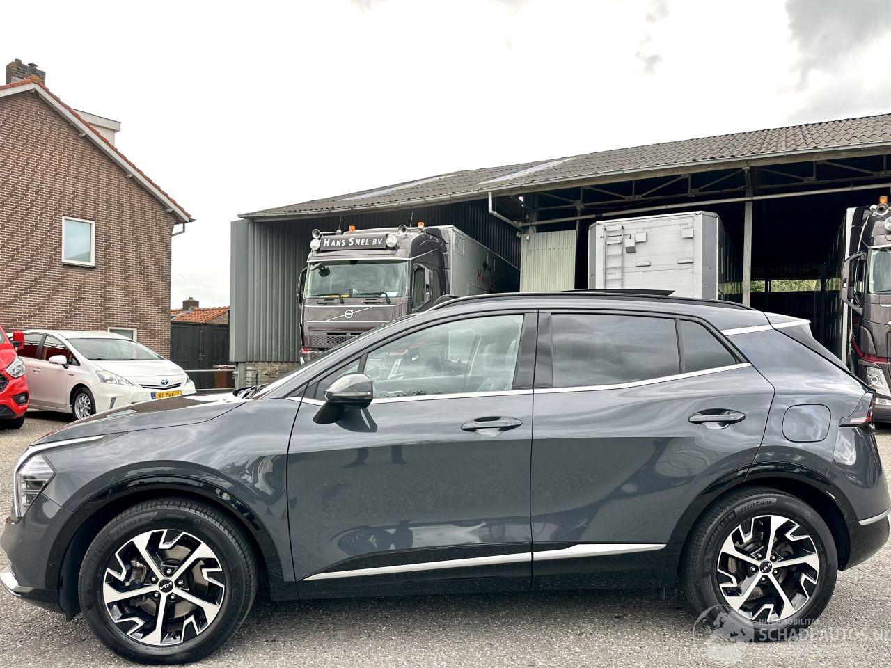 Kia Sportage Gereserveerd 1.6 T-GDi Hybrid 179pk aut + f1 DynamicPl.L - pano - nap - stuur + stoelverw v+a - front + line + side assist - 1e eig