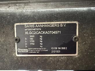 Saris  N/A kipper 3500KG (kiepwagen) aanhanger - 1e eig - gewicht 886KG - loofrekken 60cm - ex btw picture 36