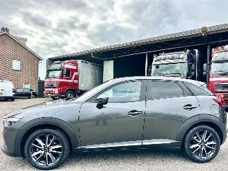 skadebil auto Mazda CX-3 2.0 SkyActiv-G aut + f1 GT-M line - 60dkm - head up - camera - leer - stoelver - keyless - line + side assist 2018/1