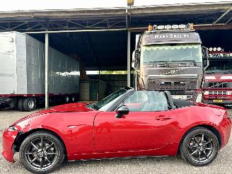 skadebil auto Mazda MX-5 Cabrio 1.5 SkyActiv-G 131pk 6-bak GT-M - bose - navi - leer - stoelverw - pdc - clima - cruise - keyless 2016/7