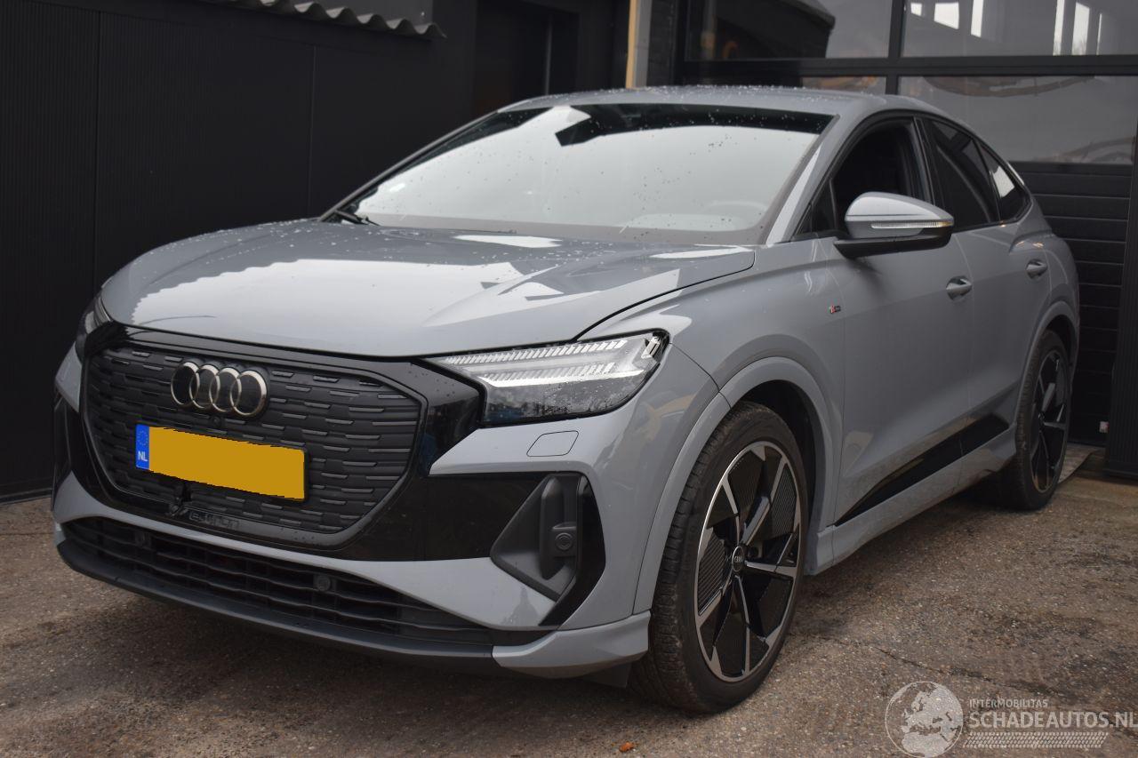 Audi Q4 40 82Kwh Sportback  3FASE S Line 204Pk *Navi/Clima/Camera/Stoelverwarming