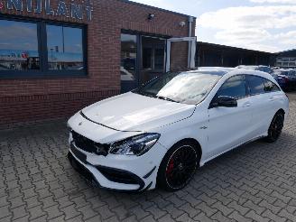 krockskadad bil auto Mercedes Cla-klasse CLA 45 SHOOTING BRAKE PANORAMADAK ALCANTARA LED 2019/2