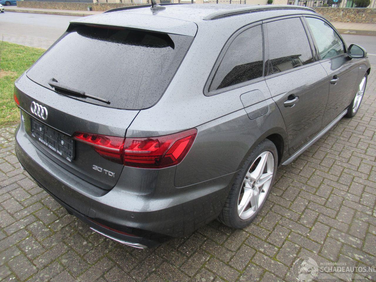 Audi A4 Avant 30TDI-Mhybrid S-Tronic Aut. S-LINE . Virtual-Cockpit Leer/Alcantara Panorama-D Navi Led TrekHaak Klapbaar StoelVerwarming....