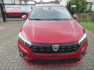 krockskadad bil auto Dacia Sandero Tce Eco-G Lpg+benzine 23.800km!! Airco Navi CruiseControl Pdc..... 2022/1