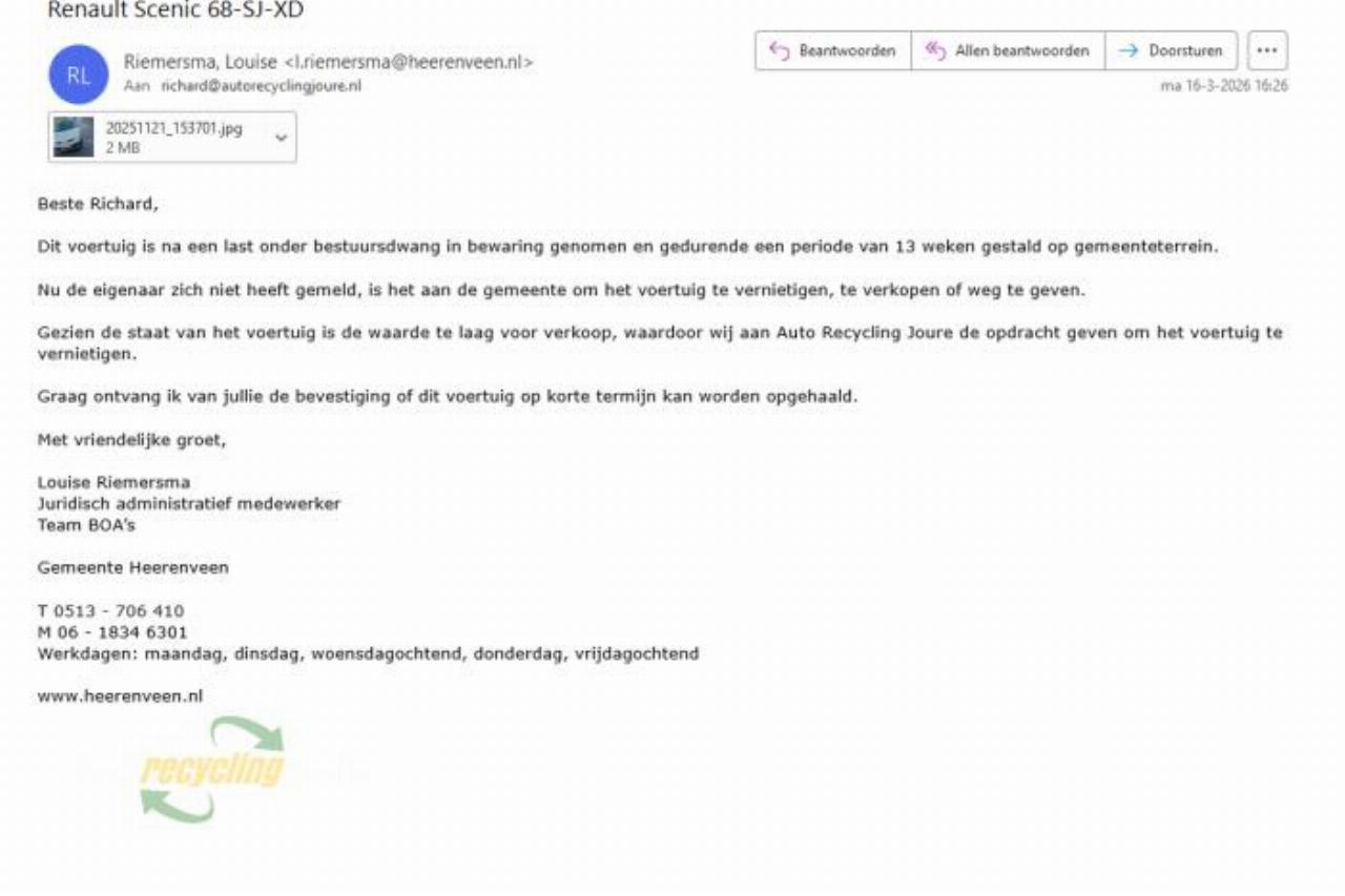 Renault Mégane Scénic Scenic II (JM), MPV, 2003 / 2009 1.6 16V