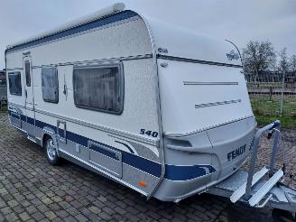 krockskadad bil caravan Fendt  Platin 540 Enkele bedden Omnistor Voortent 2006/5