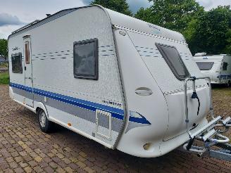 krockskadad bil caravan Hobby  Excellent 495 UFE Tent en luifel 2005/6