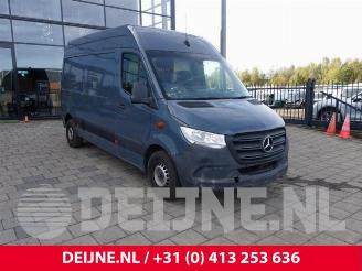 Vrakbiler auto Mercedes Sprinter Sprinter 3,5t (907.6/910.6), Van, 2018 314 CDI 2.1 D FWD 2019/12