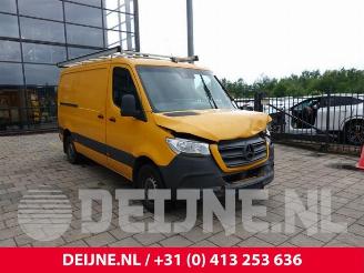 rozbiórka samochody osobowe Mercedes Sprinter Sprinter 3,5t (907.6/910.6), Van, 2018 314 CDI 2.1 D RWD 2019/6