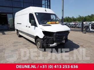 Vrakbiler auto Mercedes Sprinter Sprinter 3,5t (907.6/910.6), Van, 2018 314 CDI 2.1 D RWD 2021/5