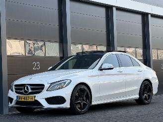occasion passenger cars Mercedes C-klasse 220 CDI AMG Pano Camera Leer EURO-6 2015/2