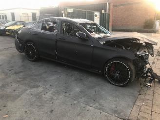 Coche siniestrado Mercedes C-klasse C W205 - C450 AMG SPORT 4MATIC- BENZINE - 3000CC - 270KW 2016/7