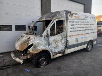 demontáž osobní automobily Mercedes Sprinter Sprinter 3,5t (907.6/910.6), Van, 2018 316 CDI 2.1 D RWD 2019/1