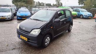Vrakbiler auto Daihatsu Cuore 2006 1.0 12v EJVE Zwart X05 onderdelen 2006/7