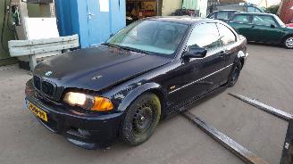 Vrakbiler auto BMW 3-serie 1999 E46 coupe 320 Zwart 303 onderdelen 1999/7