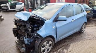 Vrakbiler auto Kia Picanto 2012 1.0 12v G3LA Blauw ABB onderdelen 2012/8