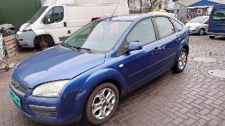 Vrakbiler auto Ford Focus 2 2007 1.6 TDCI HHDA Blauw Ocean Blue onderdelen 2007/5