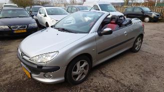 demontáž osobní automobily Peugeot 206 CC 2002 1.6 16v NFU Grijs EZRC onderdelen 2002/9