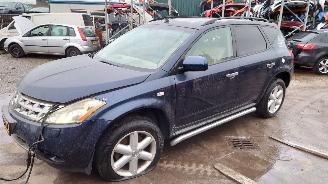 Coche siniestrado Nissan Murano 2005 3.5 V6 VQ35 Blauw onderdelen 2005/9