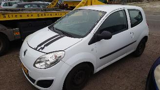 Vrakbiler auto Renault Twingo 2 2008 1.2i D7F Wit OV369 onderdelen 2008/10