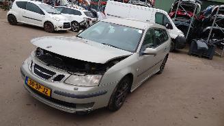 Sloopauto Saab 9-3 2006 1.9 TiD Z19DTH Grijs 293 onderdelen 2006/4