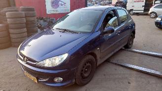 Sloopauto Peugeot 206 2006 1.4 HDI 8HZ Blauw KPL onderdelen 2006/1