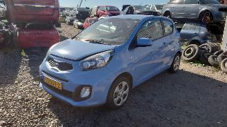 Vrakbiler auto Kia Picanto TA 2011 1.0 12v G3LA Blauw ABB onderdelen 2011/10