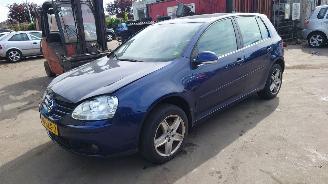 Vrakbiler auto Volkswagen Golf 5 2009 1.4 TSI CAXA Blauw LD5Q onderdelen 2009/1