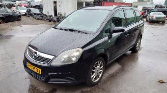 Vrakbiler auto Opel Zafira B 2006 1.8 16 Z18XER Zwart z20r onderdelen 2006/11