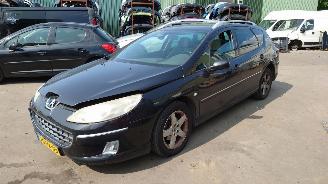 Purkuautot passenger cars Peugeot 407 SW 2005 1.8 16v 6FZ Zwart onderdelen 2005/1