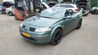 Coche siniestrado Renault Mégane CC 2 2005 2.0 16v F4R Groen TED97 onderdelen 2005/1