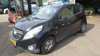 Sloopauto Chevrolet Spark 2011 1.0 16v B10D1 Zwart GAR onderdelen 2011/4