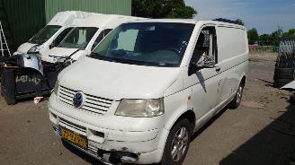 Démontage voiture Volkswagen Transporter T5 2003 1.9 TDI AXC FJJ Wit L902 onderdelen 2003/9