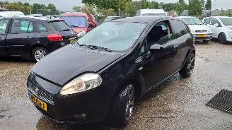 Vrakbiler auto Fiat Grande Punto 2009 1.4 16v 199A6 Zwart 891/B onderdelen 2009/5