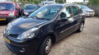 Vrakbiler auto Renault Clio 2008 1.2 16v TCE D4F Zwart NV676 onderdelen 2008/9