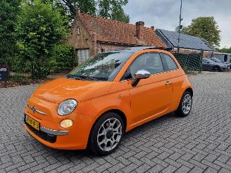 Vaurioauto  passenger cars Fiat 500 0.9 Twinair Pano Airco Leder 2011/7