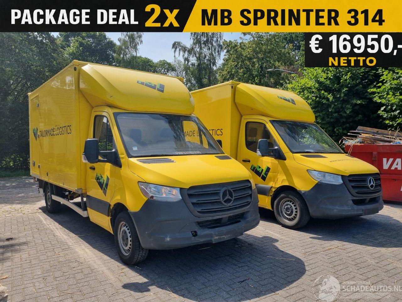 Mercedes Sprinter 2x 314 CDI Laadklep Airco